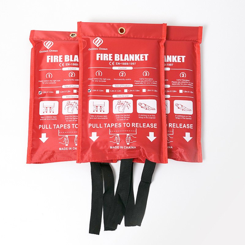 Wholesale Emergency Protect Glass Fiber Anti Fire Heat Resistant Emergency Fire Blanket Roll For Fire Fighting