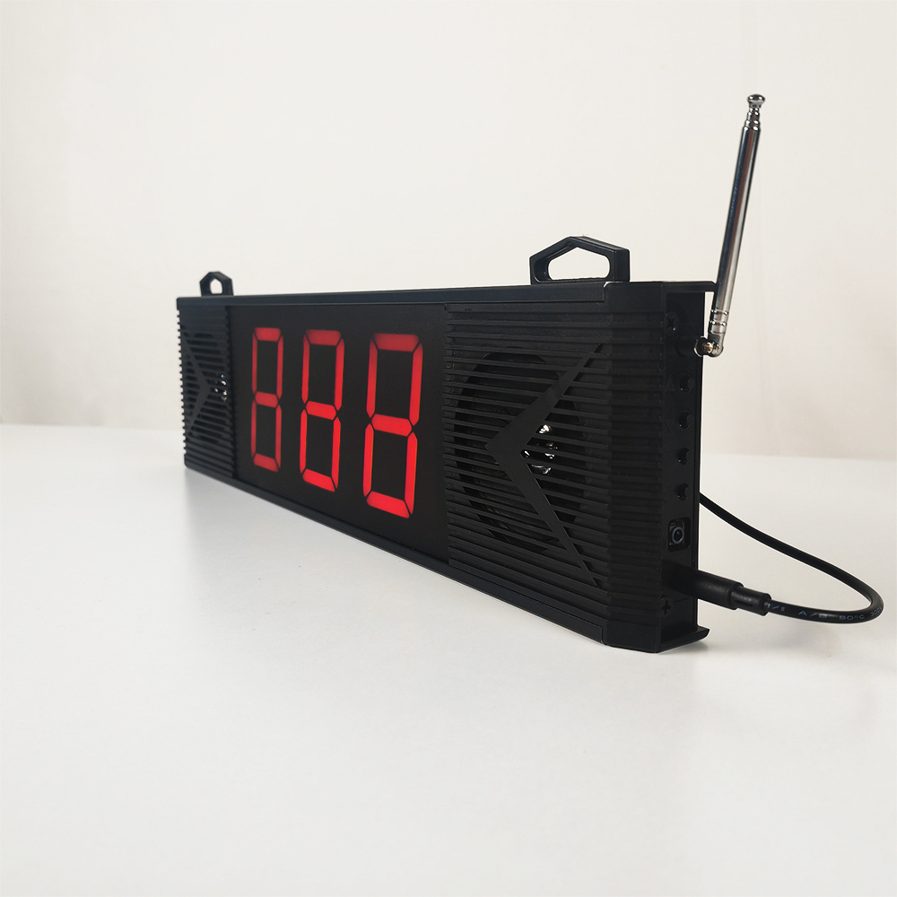 Wireless Voice Broadcast 3 Digits Show Customer Number Restaurant Hospital Bank Waiting Line Management Queue Calling System