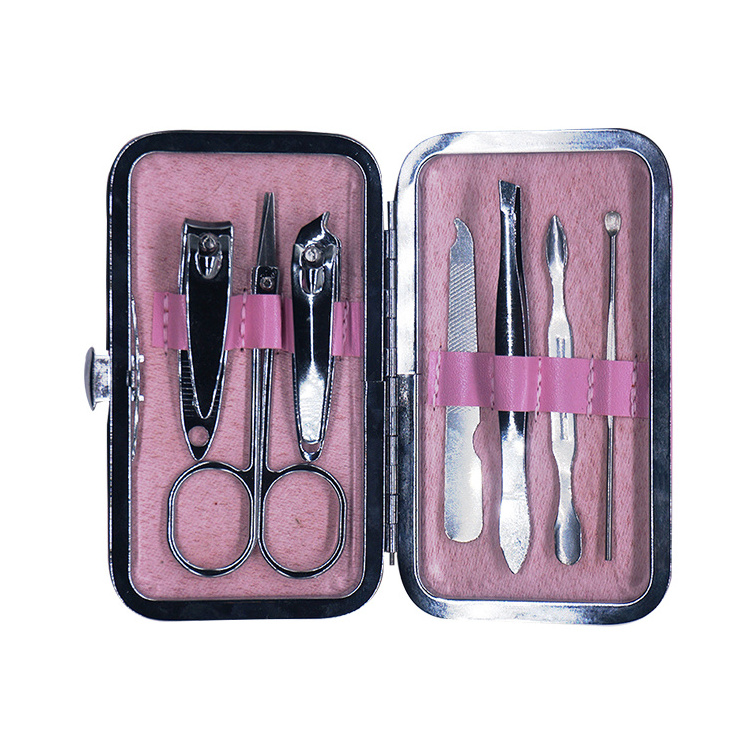 professional 7pieces cute baby stainless steel manicure set  nail clipper