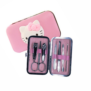 professional 7pieces cute baby stainless steel manicure set  nail clipper