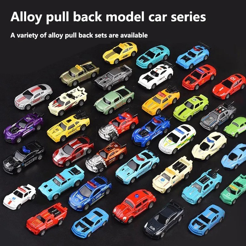 2023 New Alloy Simulation 1/64 Patrol Wagon Miniature Diecast Vehicles Model Car Pull Back Toy