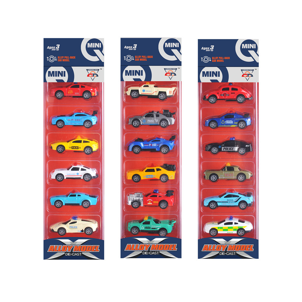 New Car Model Toy Cars New for Kids Plastic Bag Mixed Design Small Free Wheel Zinc Alloy Diecast Truck Metal Mini Unisex