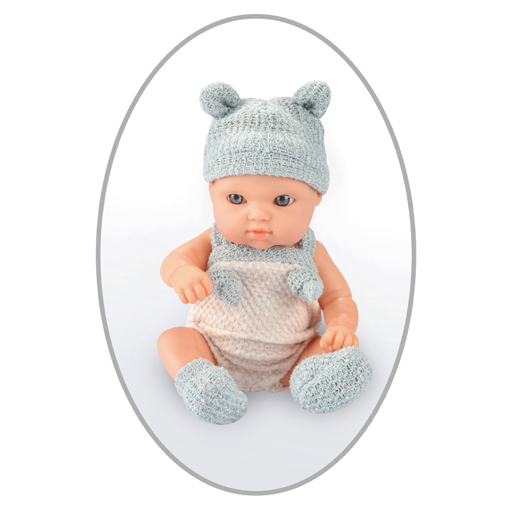 8Inch Plastic Big Size Cloth Body Real Looking Baby Toddler Doll Suesue Reborn Dolls Silicone Newborn Baby