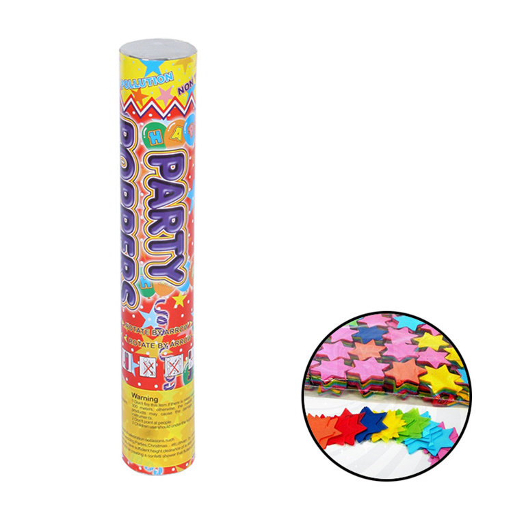 Wholesale multicolor gender reveal party supplies biodegradable confetti cannon