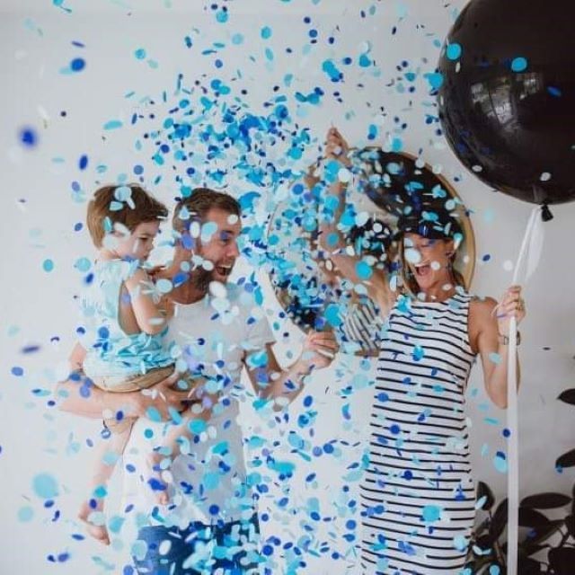 Biodegradable Birthday Party Poppers Gender Reveal Confetti Cannon