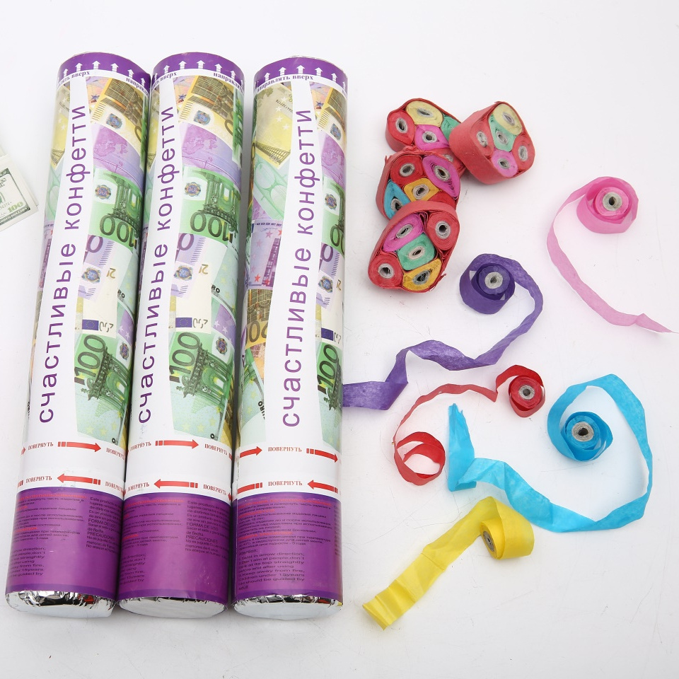 Eco Friendly Cannon Smoke Confetti Stick gender reveal cannon wedding poppers