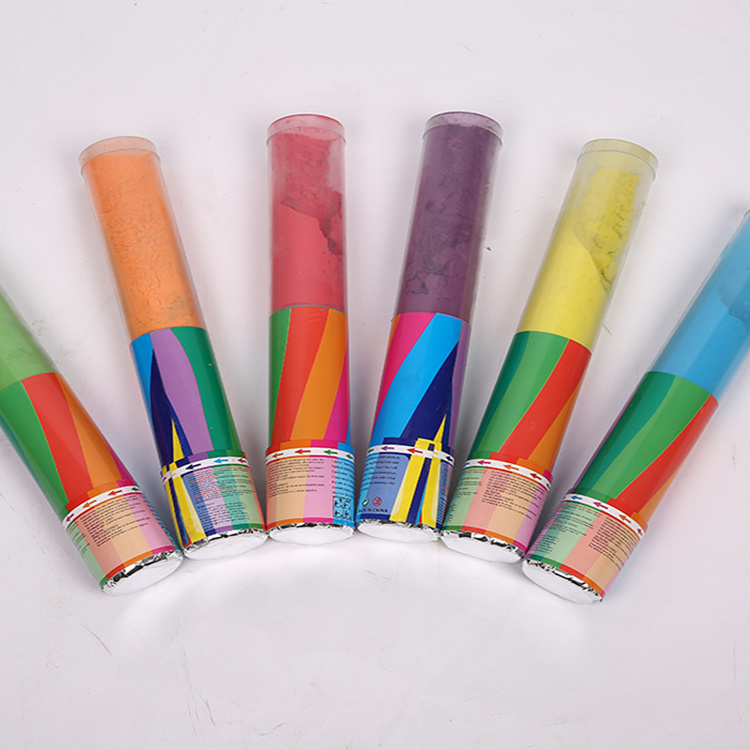 Newest Product Smoke Bomb Color Powder Gender Reveal Confetti Powder Cannon