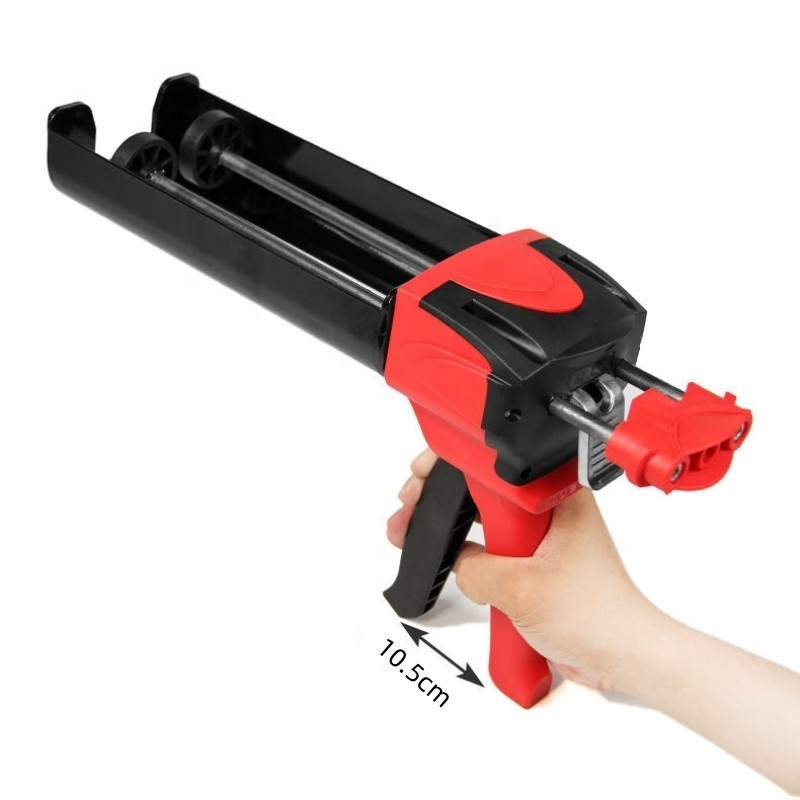 Double tube sealant gun electric power assisted glue gun hydraulic complete set of professional sealant caulking gun