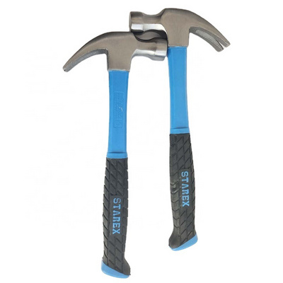 Claw hammer tire handle multi-function hammer and nail hammer Non-slip rubber-coated