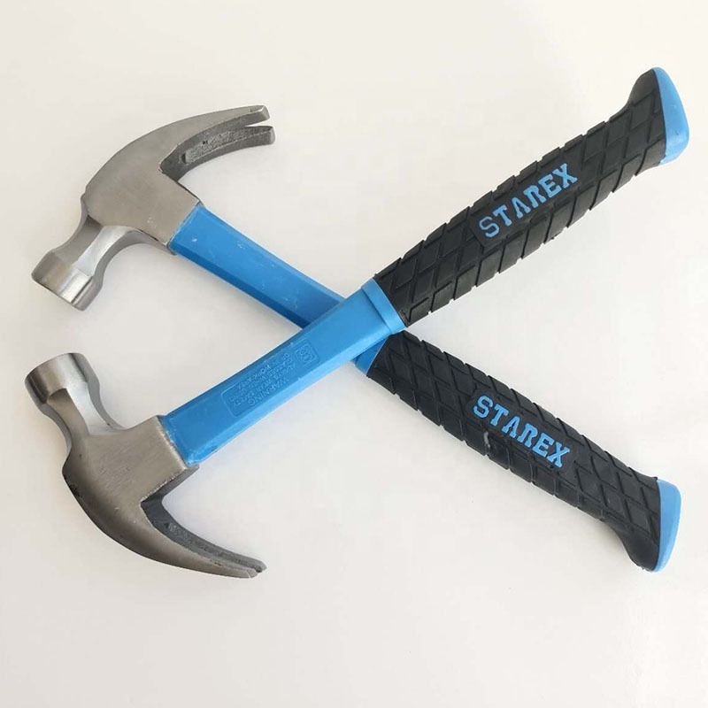 Claw hammer tire handle multi-function hammer and nail hammer Non-slip rubber-coated