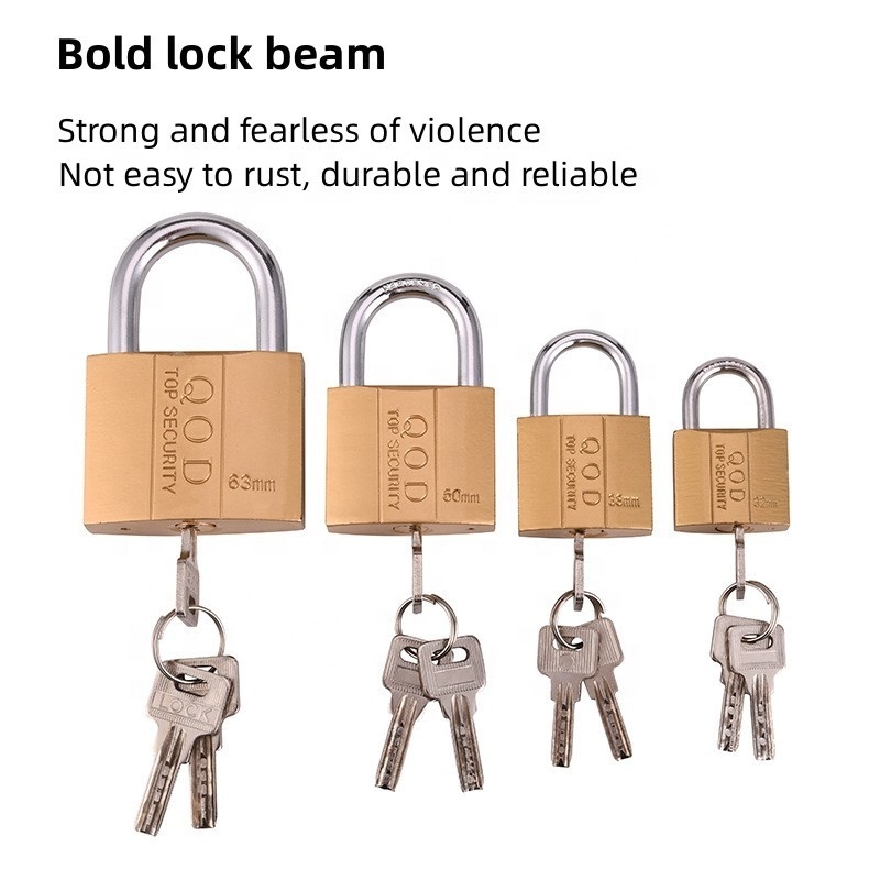 Atomic Key Padlock  Copper Lock Waterproof and Rustproof Opening Lock Head heavy duty padlock