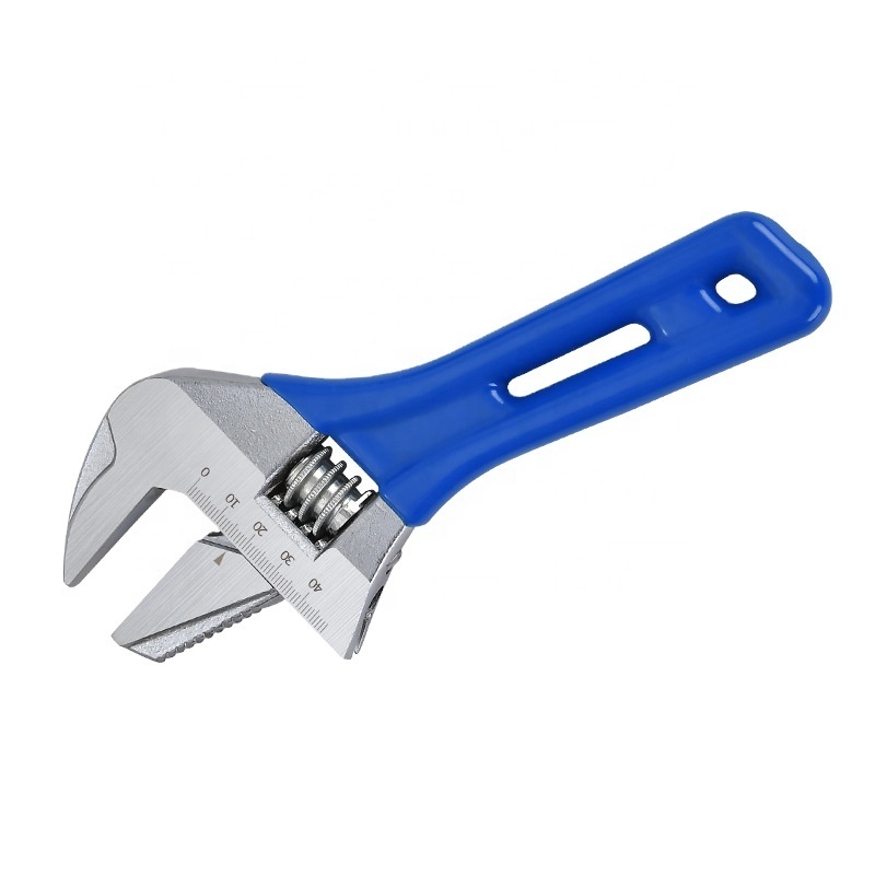 High quality Short handle bathroom adjustable wrench Lightweight adjustable wrench