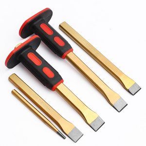 Stone flat chisels pointed alloy steel chisel iron cement flat head pointed electric welding chiseling tool