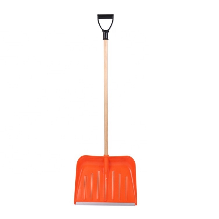 Plastic snow shovel wooden pole aluminum pole telescopic pole export snow shovel