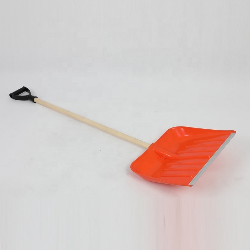 Plastic snow shovel wooden pole aluminum pole telescopic pole export snow shovel