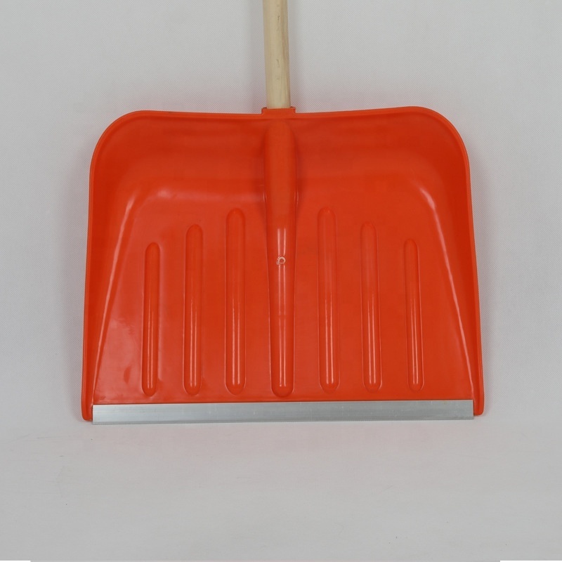 Plastic snow shovel wooden pole aluminum pole telescopic pole export snow shovel