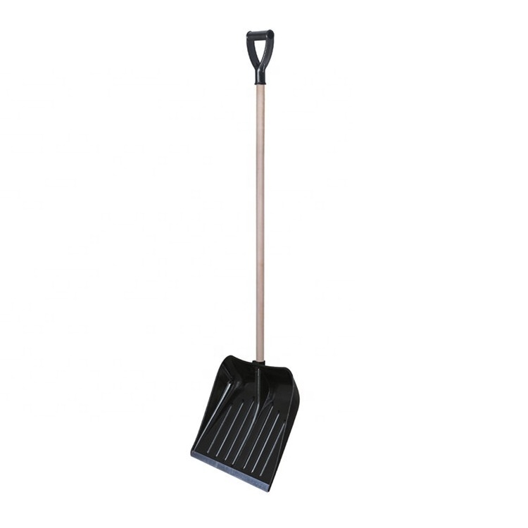 Plastic snow shovel wooden pole aluminum pole telescopic pole export snow shovel