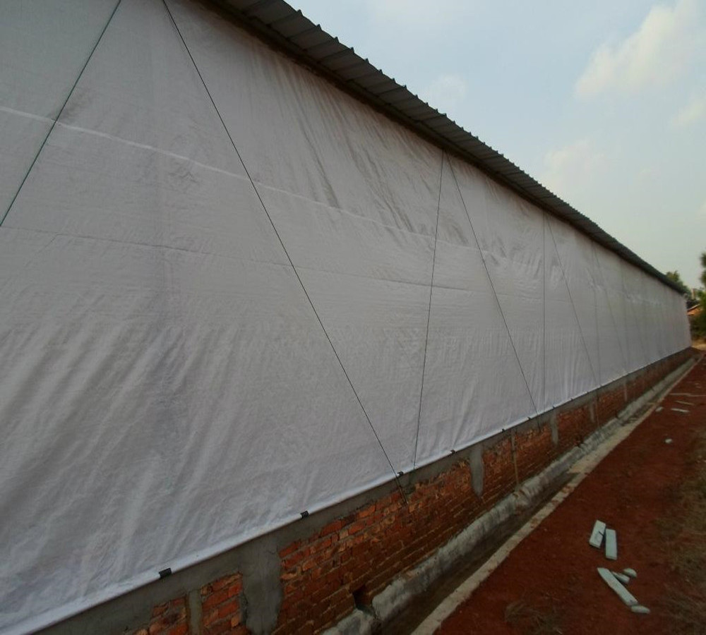 Pig farm  house waterproof cover  pe tarpaulin  white tarpaulin  canvas tarps