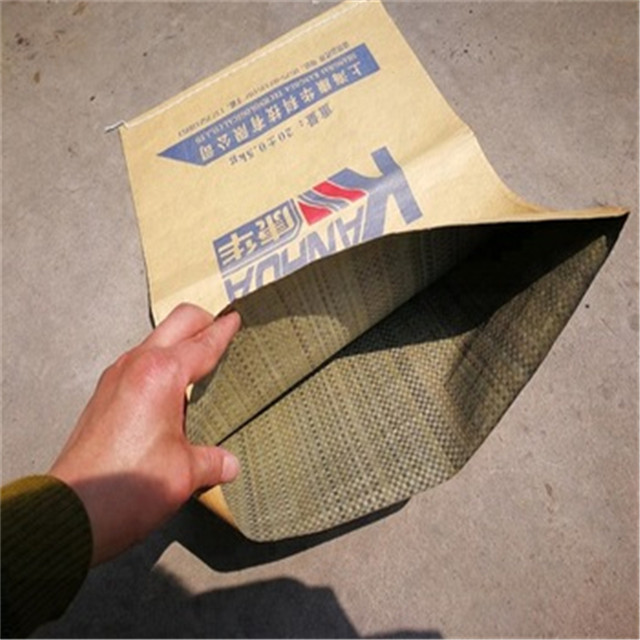 Kraft paper valve bag 3-layer paper cement bag kraft paper bags for cement