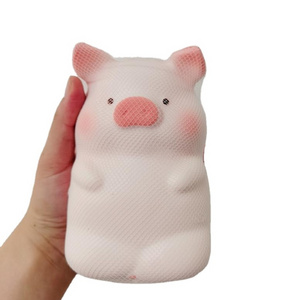 Cute squishy toy pig squeeze stretch soft squishy animals slow rising stress relief squishy toy pig