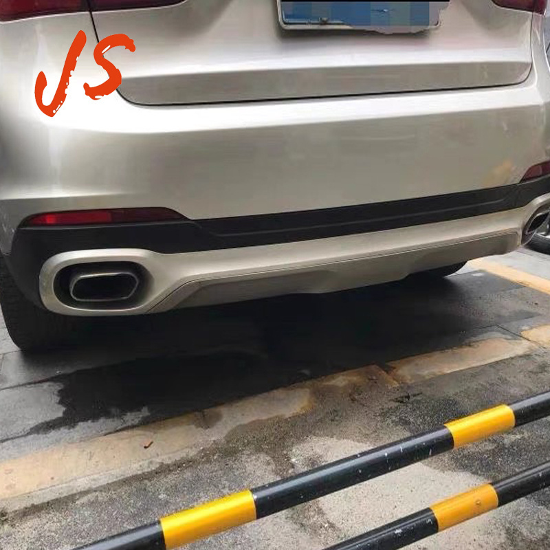 Original factory style easy installation auto body kit Car Rear bumpers Lips diffuser exhaust pipes For BMW X6