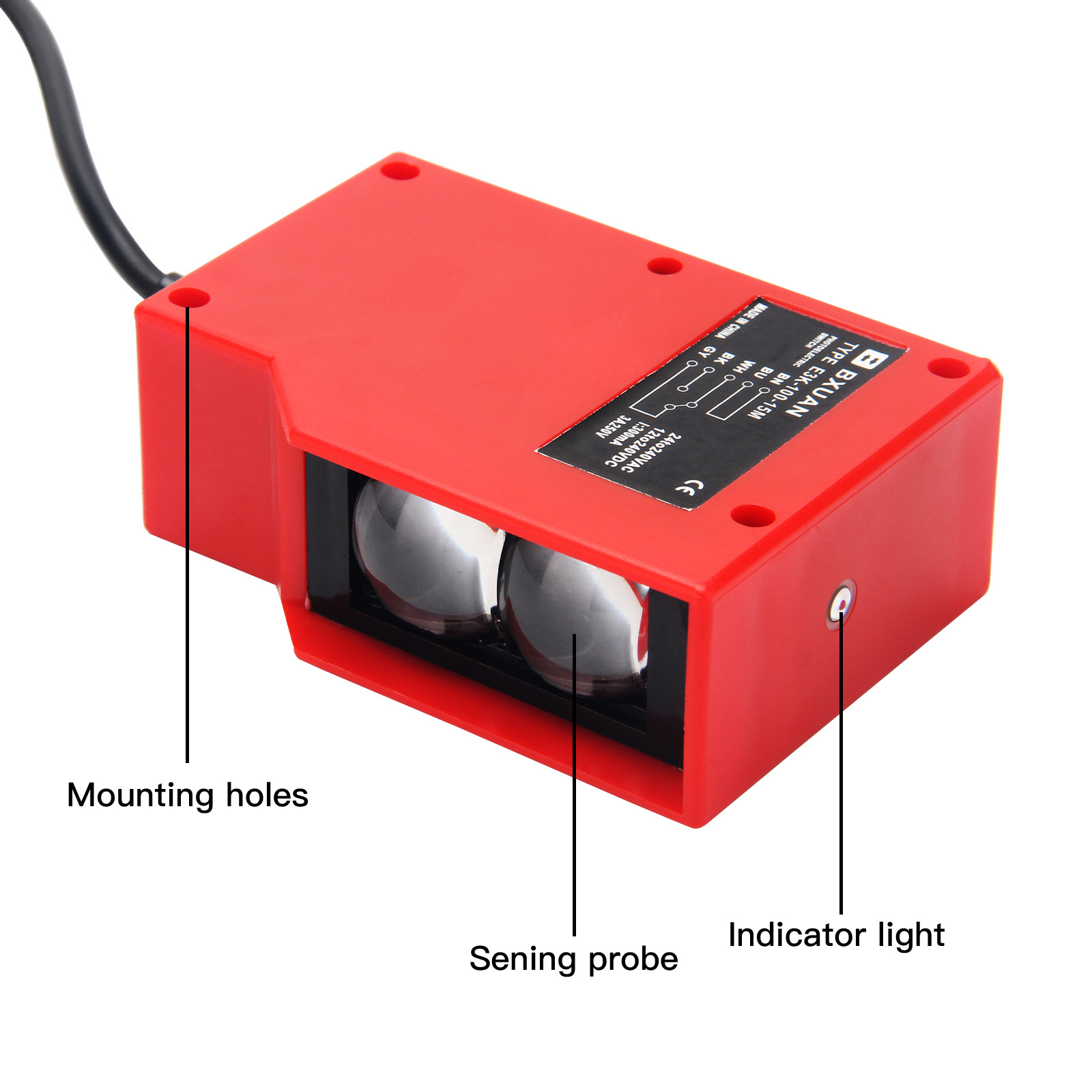 2023 New 12V 24V Opener Safety Photoelectric Swing Automatic Sliding Door Sensor With Sensor