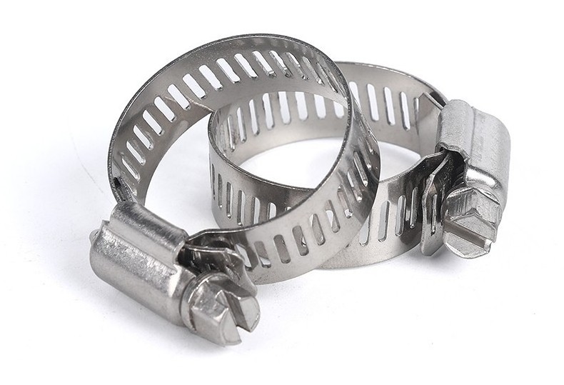 Good price adjustable pipe clamp worm gear 201 304 stainless steel hose clamps