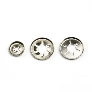 OEM High Quality Stainless Steel Dome Star Shaped Lock dome washer