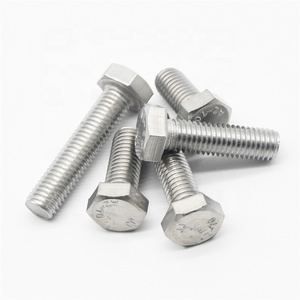 Customized Hexagonal Bolts DIN 933 DIN 931 Stainless Steel Long Hex Bolt m9 m45 m48 m58 m68