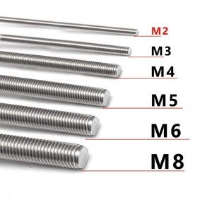 Professional Customized DIN 975 201 304 316 Stainless Steel Threaded Rod Thread Rod Full Thread for Construction Building