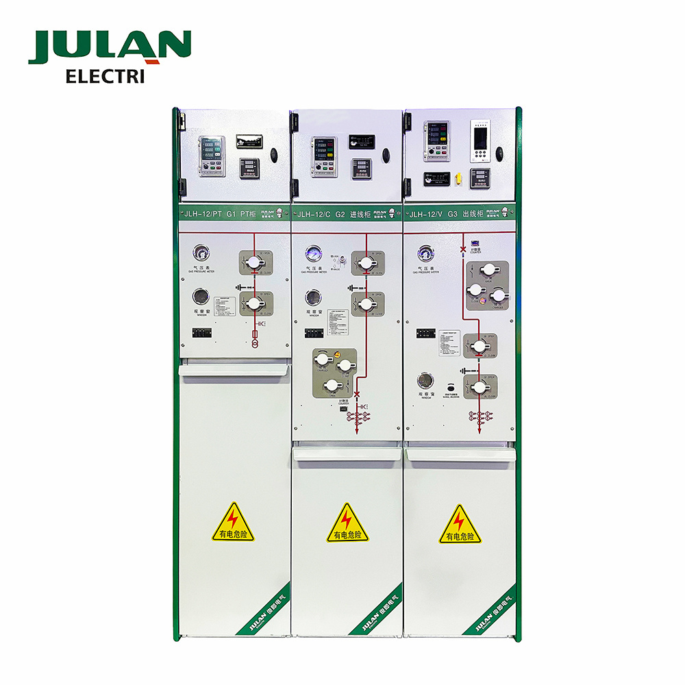 12 Kv Sf6 V-Gis High Voltage Ring Main Unit Switchgear/Gas Insulated  Cabinet/RMU  Power Distribution Switchgear