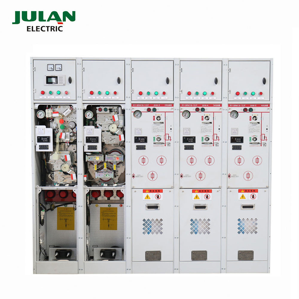 12 Kv Sf6 V-Gis High Voltage Ring Main Unit Switchgear/Gas Insulated  Cabinet/RMU  Power Distribution Switchgear