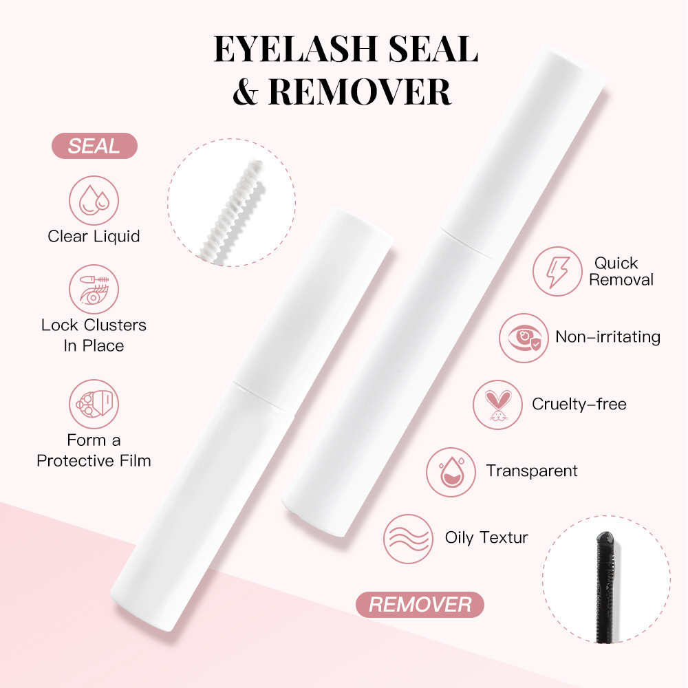 waterproof private label Diy Lash Bond and Seal Remover Pre Cut DIY Lash Glue Cluster Lash Extension Glue