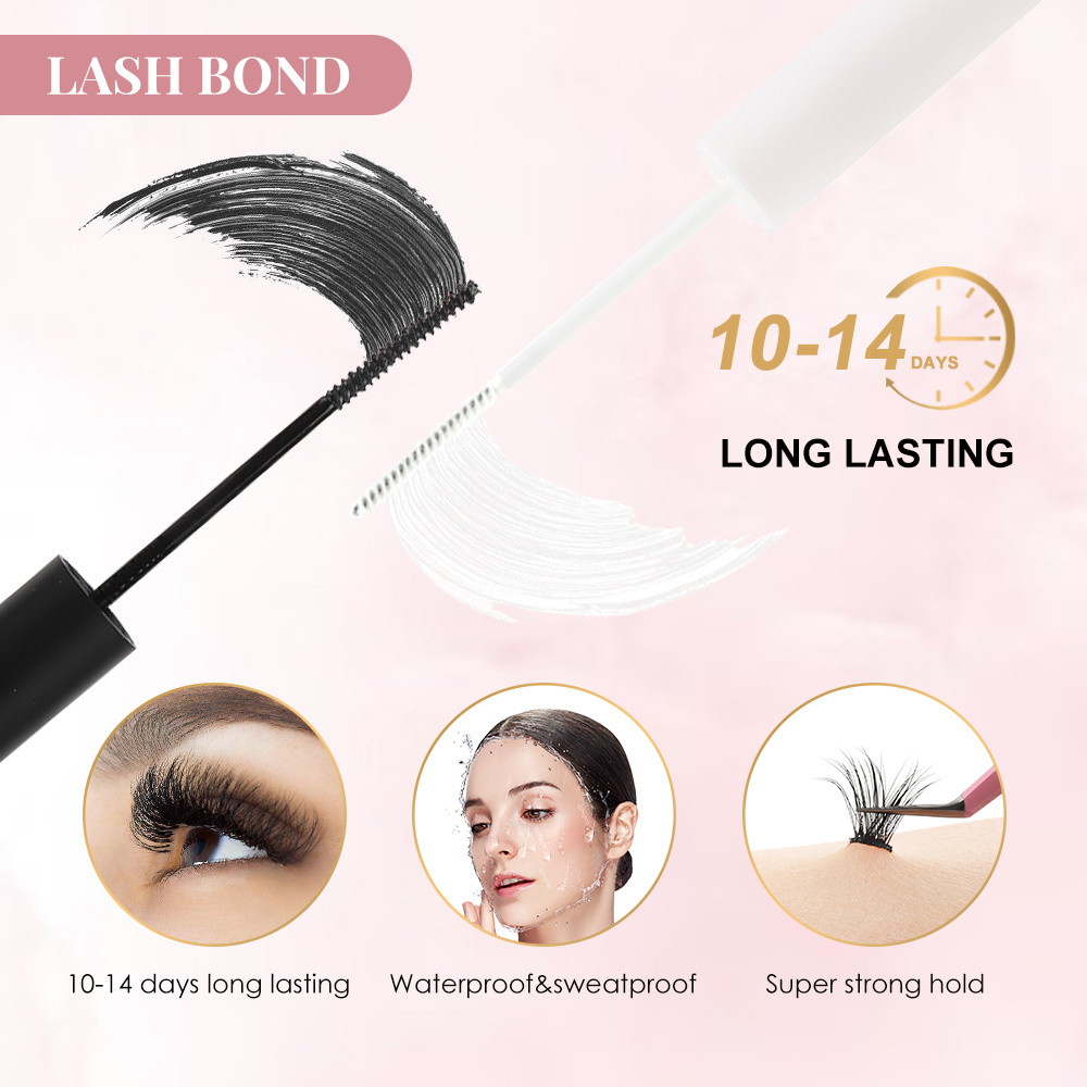 waterproof private label Diy Lash Bond and Seal Remover Pre Cut DIY Lash Glue Cluster Lash Extension Glue