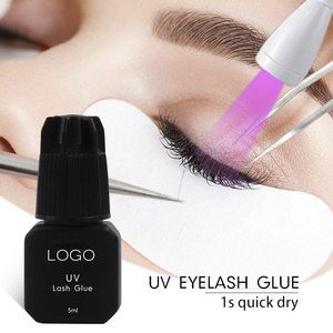 private label UV lash system led light eyelash extension glue lash adhesive UV lash glue