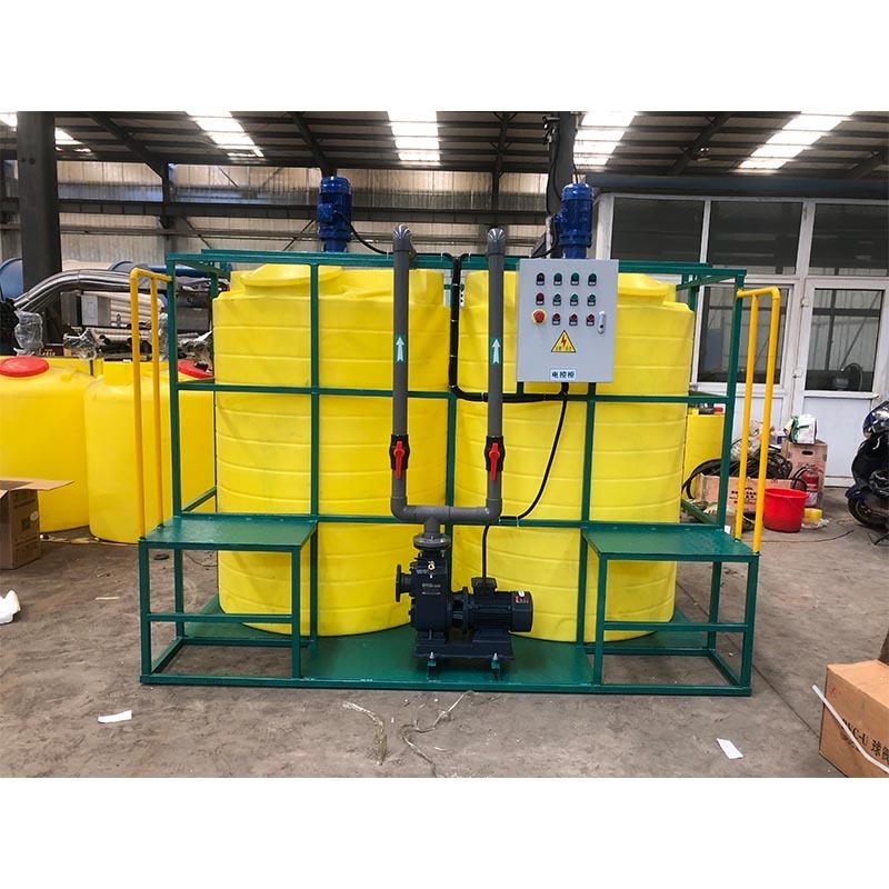 Biocides chemical dosing system for cooling tower water treatment