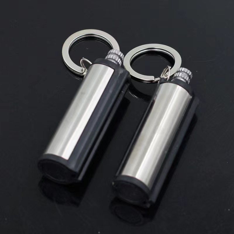 JK-HC-001   Permanent Metal Match stick Flint Fire Starter Lighter Keychain Waterproof Match