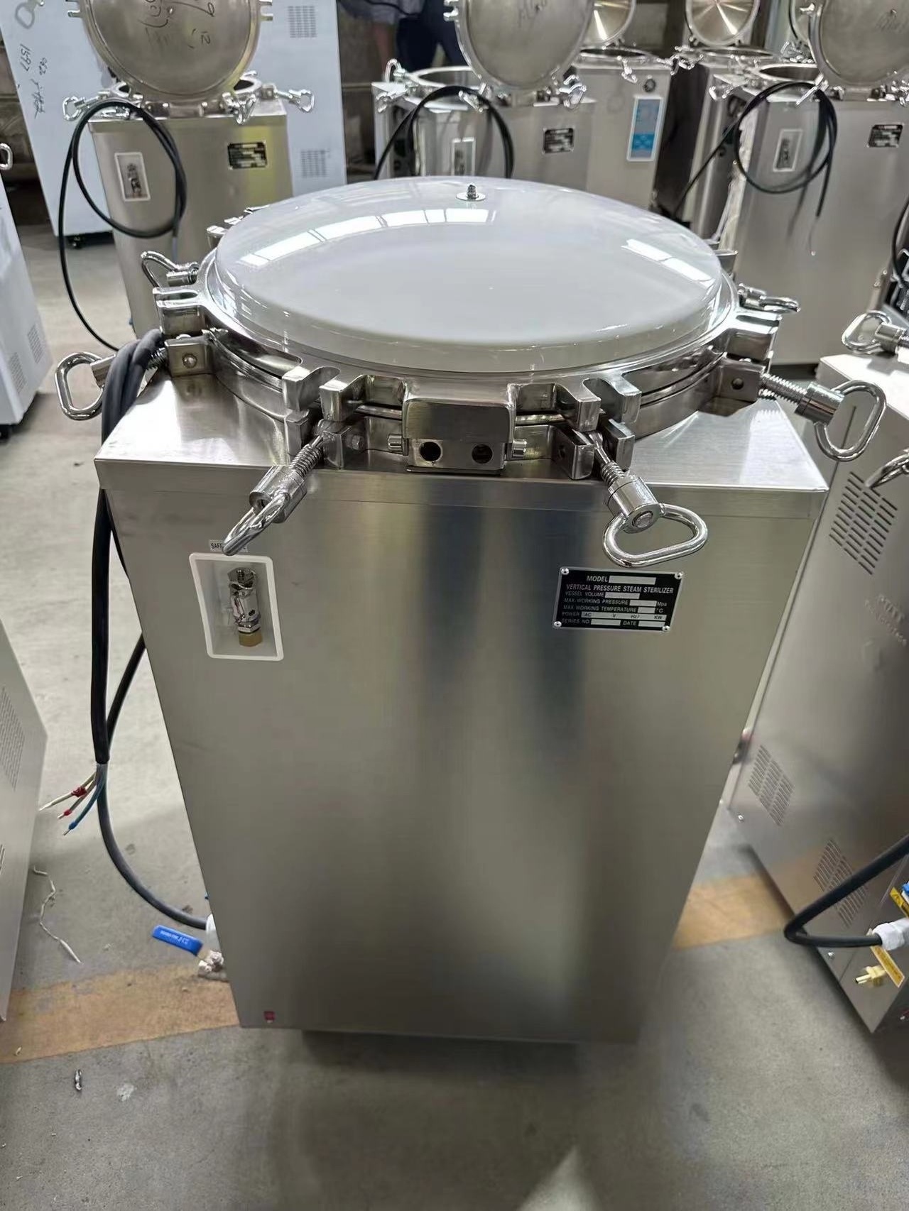 35l To 150l Vertical Autoclave For Mushroom Grain And Subtrate Sterilization