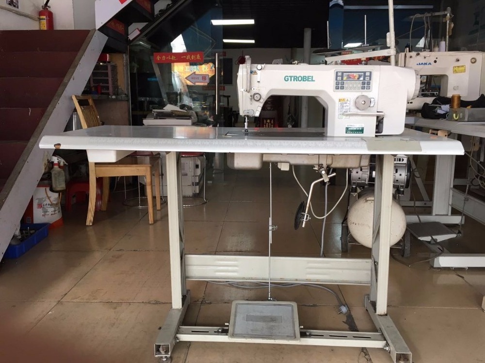 New GDB 9200-D4 computerized single needle industrial lockstitch sewing machine with automatic presser foot lifter