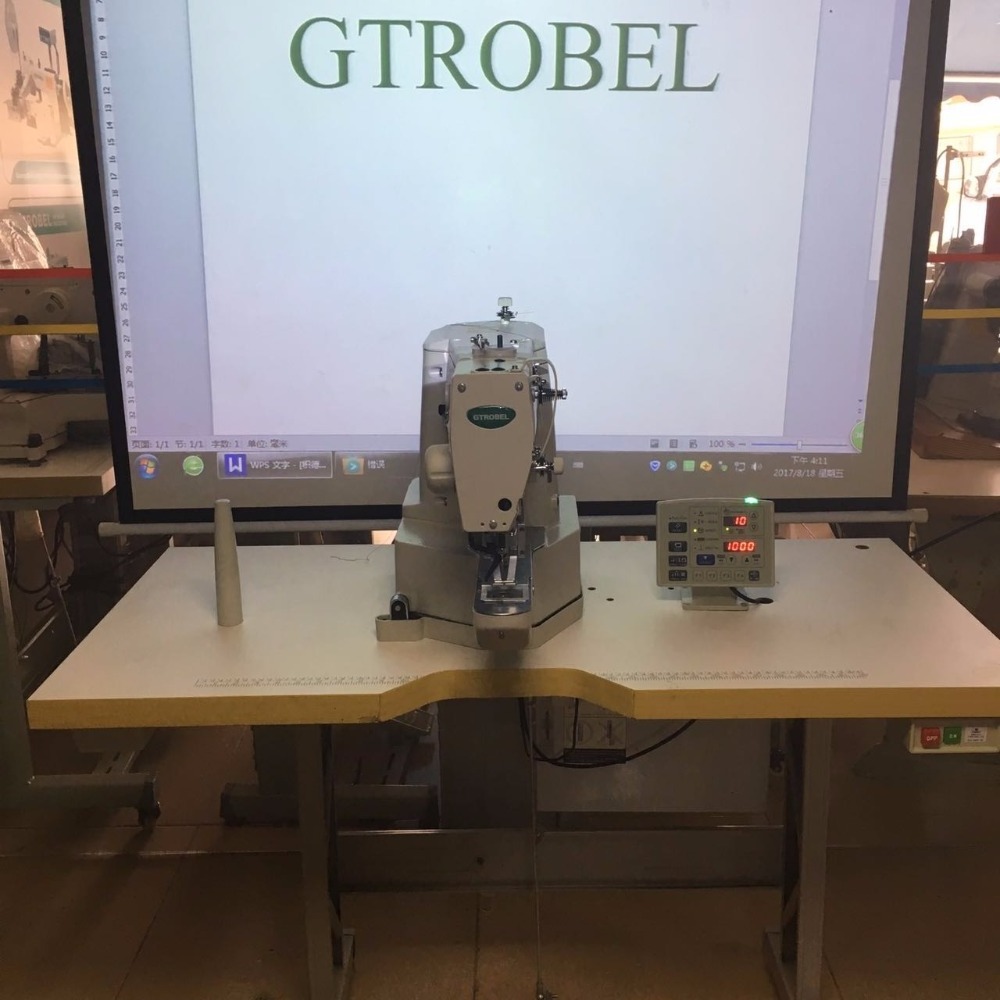 New GTROBEL 430D high speed computerized lockstitch bar tacking industrial sewing machine