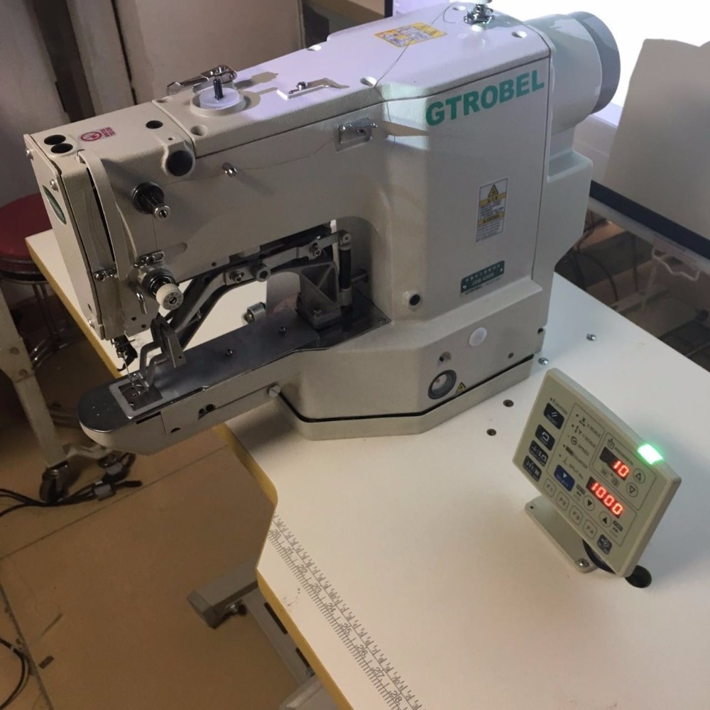 New GTROBEL 430D high speed computerized lockstitch bar tacking industrial sewing machine