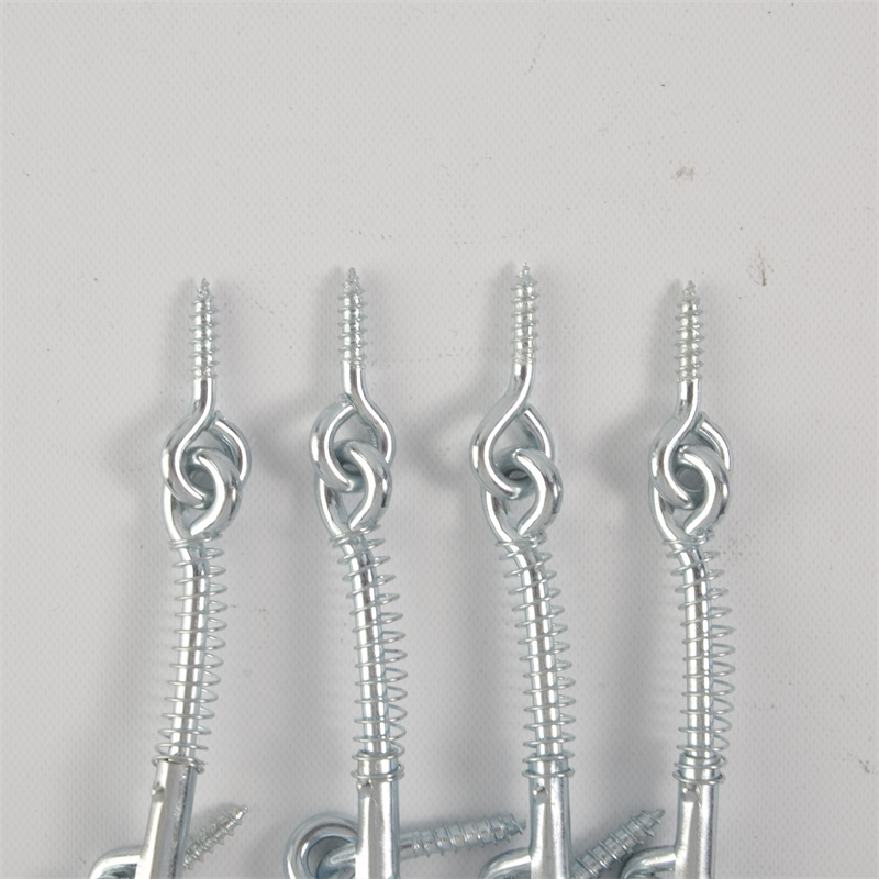 Zinc Plated Spring Safety Window Gate Hook With Eye Latchs