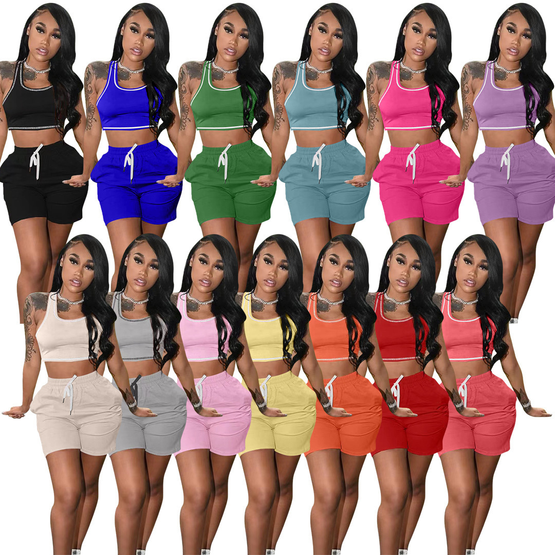 2024 New 2 Piece Set Women Clothing Women's Casual Clothes Customized Women Set Summer Ladies Clothes Plus Size Two Piece Set