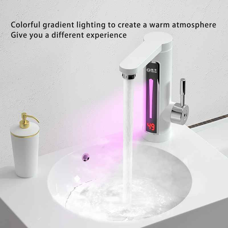 flexible kitchen faucet Silver temperature display durable kitchen faucet