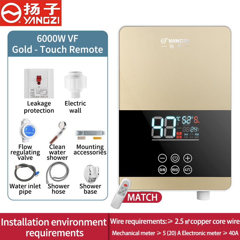 golden supplier automatic electric water heater reasonable price bathroom various specifications non electric water heater