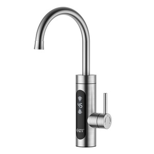 304 stainless steel water faucet bathroom smart thermostat electronic basin faucet instant electric faucet