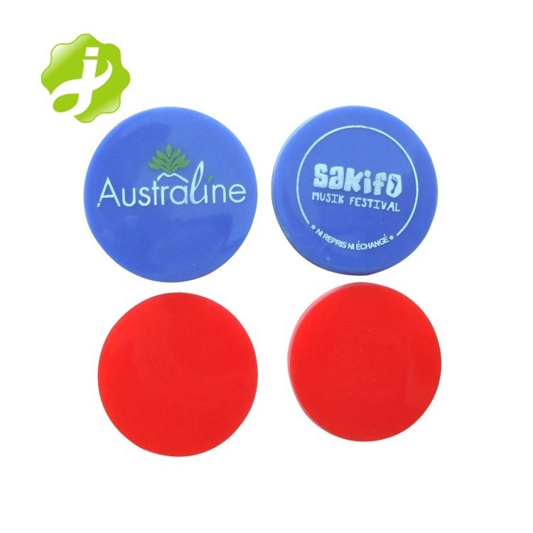 23mm custom Colorful Plastic Token With logo Printing