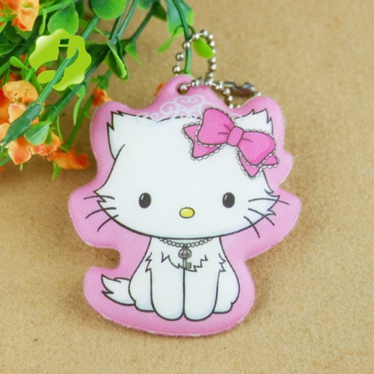 2021  China Custom pvc Reflective Keychain