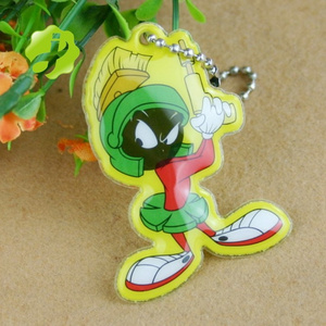 2021  China Custom pvc Reflective Keychain