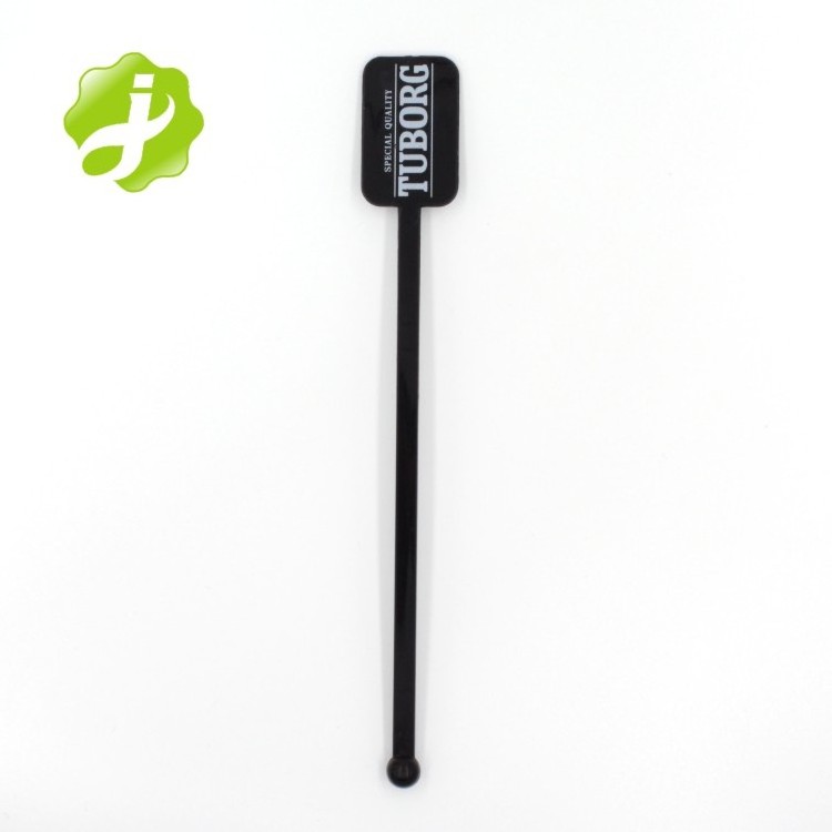 Custom plastic drink stirrer